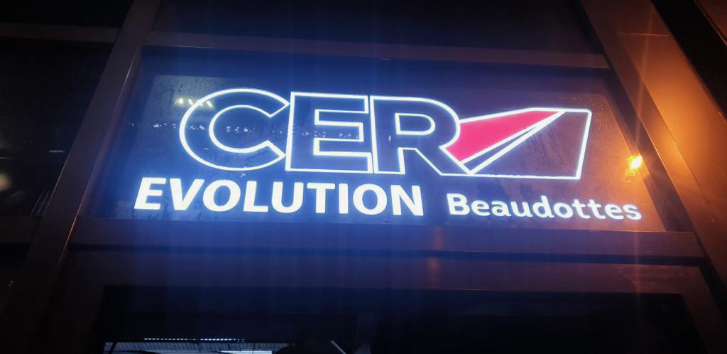 Enseigne lumineuse LED CER Evolution