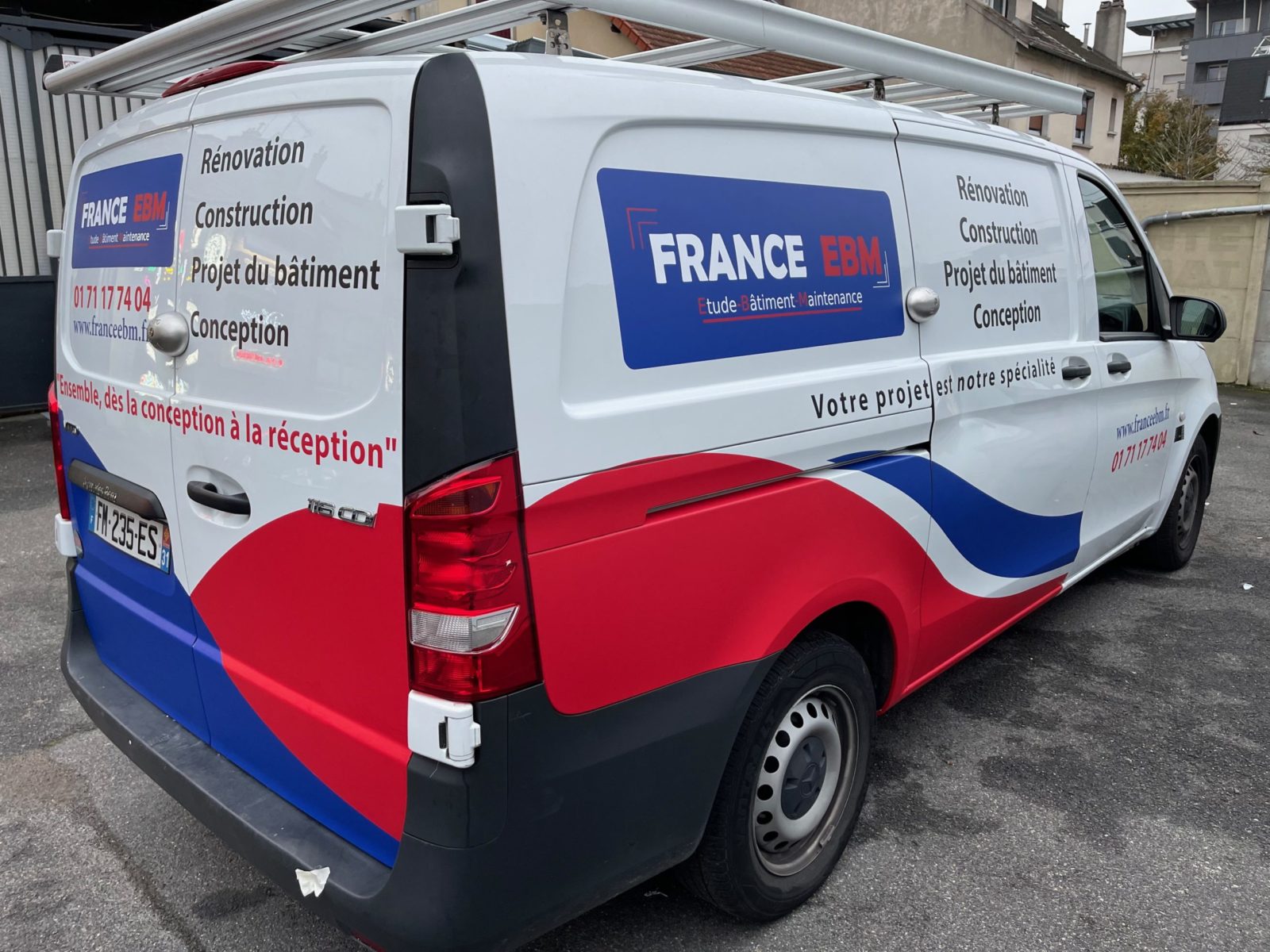 Marquage véhicule France EBM